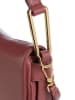 COCCINELLE Leren schoudertas bordeaux - (B)22 x (H)14 x (D)4 cm