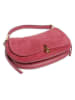 COCCINELLE Leder-Schultertasche in Pink - (B)30 x (H)18 x (T)8 cm