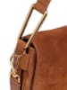 COCCINELLE Leder-Schultertasche in Hellbraun - (B)30 x (H)19 x (T)5 cm