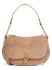 COCCINELLE Skórzana torebka w kolorze jasnobrązowym - 22 x 14 x 4 cm