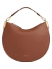 COCCINELLE Leder-Schultertasche in Hellbraun - (B)38 x (H)26 x (T)5 cm
