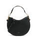COCCINELLE Leder-Schultertasche in Schwarz - (B)33 x (H)23 x (T)7 cm