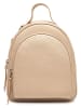COCCINELLE Leder-Rucksack in Beige - (B)24 x (H)30 x (T)11 cm
