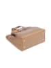 COCCINELLE Leder-Henkeltasche in Beige - (B)26 x (H)23 x (T)13 cm