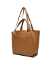 COCCINELLE Leder-Schultertasche in Cognac - (B)35 x (H)29 x (T)19 cm