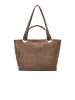 COCCINELLE Leren schoudertas taupe - (B)35 x (H)29 x (D)19 cm