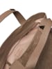 COCCINELLE Leren schoudertas taupe - (B)35 x (H)29 x (D)19 cm