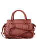 COCCINELLE Leren handtas roodbruin - (B)24 x (H)17 x (D)12 cm