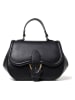COCCINELLE Leder-Henkeltasche in Schwarz - (B)24 x (H)20 x (T)8 cm