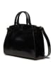 COCCINELLE Leder-Henkeltasche in Schwarz - (B)36 x (H)28 x (T)18 cm