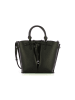 COCCINELLE Leder-Henkeltasche in Schwarz - (B)27 x (H)25 x (T)9 cm