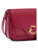 COCCINELLE Leren schoudertas rood - (B)21 x (H)17 x (D)6 cm
