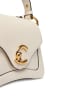COCCINELLE Leren handtas crème - (B)23 x (H)16 x (D)9 cm