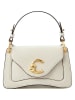 COCCINELLE Leder-Henkeltasche in Creme - (B)21 x (H)12 x (T)6 cm