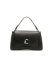 COCCINELLE Leder-Henkeltasche in Schwarz - (B)30 x (H)18 x (T)9 cm