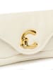 COCCINELLE Leder-Umhängetasche in Creme - (B)22 x (H)12 x (T)9 cm