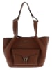 COCCINELLE Leder-Shopper in Hellbraun - (B)36 x (H)22 x (T)10 cm