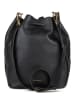 COCCINELLE Leder-Henkeltasche in Schwarz - (L)25 x (B)35 x (H)19 cm