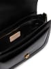 COCCINELLE Leder-Schultertasche in Schwarz - (B)26 x (H)14,5 x (T)7 cm