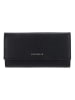 COCCINELLE Leren portemonnee zwart - (B)19 x (H)10 cm