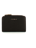 COCCINELLE Skórzany portfel w kolorze czarnym - 13 x 8,5 x 4 cm