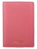 COCCINELLE Leren portemonnee roze - (B)10 x (H)14 cm