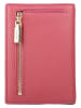 COCCINELLE Leren portemonnee roze - (B)10 x (H)14 cm