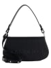 COCCINELLE Leder-Schultertasche in Schwarz - (B)23 x (H)12 x (T)4 cm