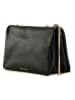 COCCINELLE Leder-Schultertasche in Schwarz - (B)19 x (H)13 x (T)6 cm
