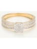 DIAMOND & CO Gouden ring "Toi que j'aime" met diamanten