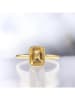 DIAMOND & CO Gouden ring "Classy" met citrien