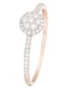 DIAMOND & CO Roségold-Ring "Côme" mit Diamanten