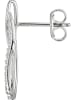 DIAMOND & CO Weißgold-Ohrstecker "Infinito" mit Diamanten