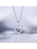 DIAMOND & CO Weißgold-Anhänger "élue de ton Coeur" mit Diamanten