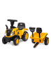 Jamara Speelvoertuig "Caterpillar Traktor" met hanger geel - vanaf 12 maanden