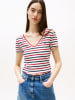 Tommy Hilfiger Shirt rood/crème/donkerblauw