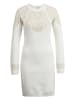 orsay Sukienka dzianinowa w kolorze białym