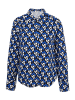 orsay Koszula w kolorze niebiesko-czarnym