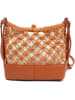 orsay Umhängetasche "9MESHBUCKET" in Hellbraun/ Beige - (B)25 x (H)20 x (T)10 cm