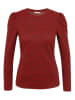 orsay Longsleeve in Rot/ Schwarz