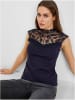 orsay Top w kolorze granatowym