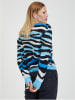 orsay Sweter w kolorze niebiesko-czarnym
