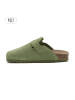 teegu Leren clogs groen
