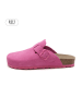 teegu Leren clogs roze
