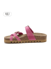 teegu Leren teenslippers roze