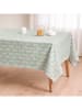 Mint Rugs Tafelkleed "Nordic Arlo" wit/groen