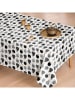 mint Deco Tafelkleed "Nordic Golden" wit/zwart/goudkleurig