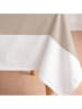 mint Deco Tischdecke "Basics Duo" in Beige/ Weiß