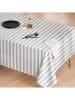 Mint Rugs Tischdecke "Basics Koda" in Weiß/ Grau