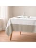 mint Deco Tafelkleed "Basics Lyon" wit/beige